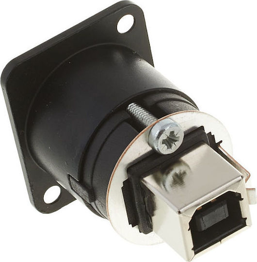 Neutrik Stecker USB weiblich Schwarz (NAUSB-W-B)