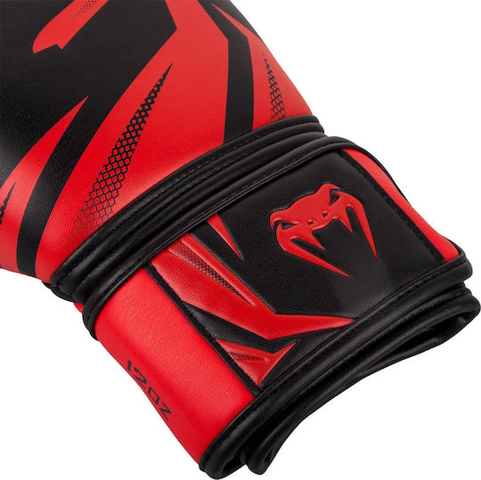 Venum Challenger 3.0 03525 Synthetic Leather Boxing Competition Gloves Black