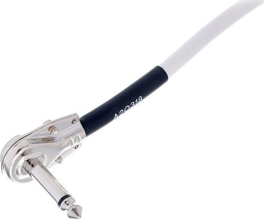 Fender Cable 6.3mm male - 6.3mm male 6.5m White (Hendrix Voodoo Child)