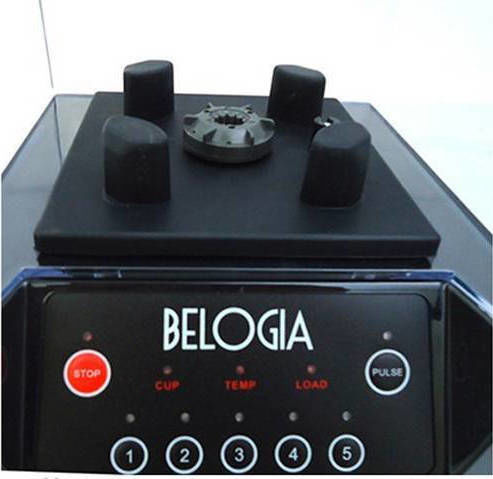 Belogia BL-6MC Επαγγελματικό Μπλέντερ 0.8kW Μαύρο με Χωρητικότητα Κανάτας 1.5lt 22x23x44cm