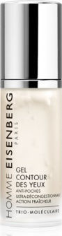 Eisenberg Herren Feuchtigkeitsspendend & Anti-Aging Gel Augen gegen gegen Augenringe mit Kaviar 30ml