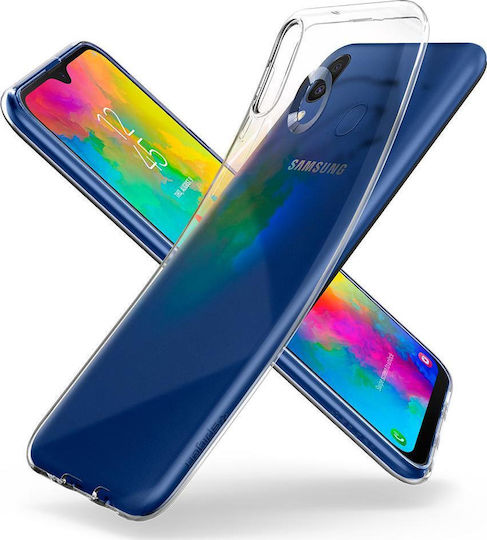 Spigen Liquid Crystal Back Cover Σιλικόνης Διάφανο (Galaxy M20)