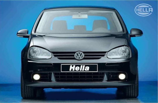 Hella Round Daytime Running Lamps Car Volkswagen Golf V 2pcs