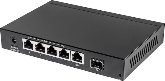 Intellinet Managed L2 PoE+ Switch με 5 Θύρες Gigabit (1Gbps) Ethernet