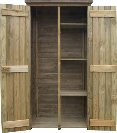 Wooden Garden Shed M0.85xW0.48xH1.77m