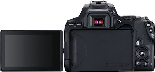 Canon DSLR Camera EOS 250D Crop Frame Kit (EF-S 18-55mm F4-5.6 DC III) Black