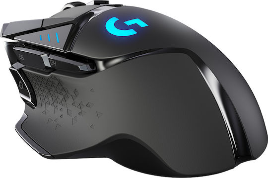 Logitech G502 Lightspeed Ασύρματο RGB Gaming Ποντίκι 25600 DPI Μαύρο
