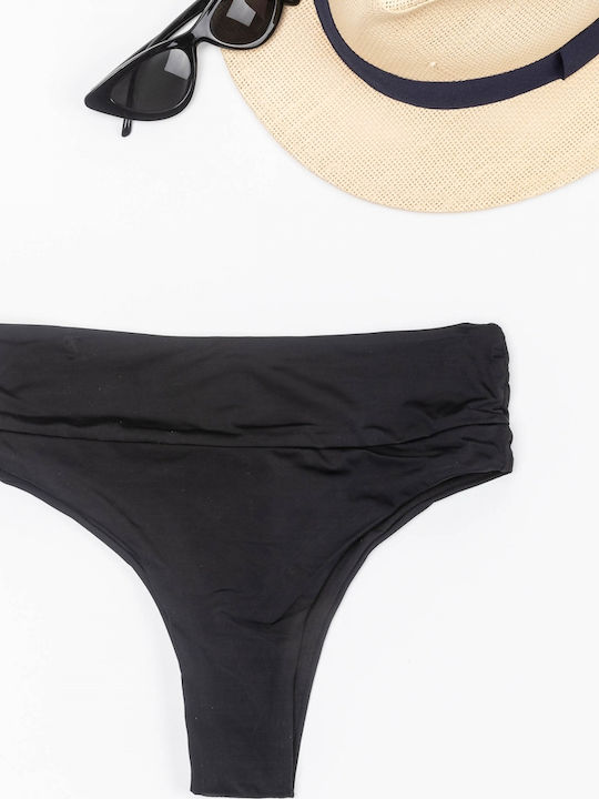 BP-3089 Bikini Brazil Ψηλόμεσο Μαύρο