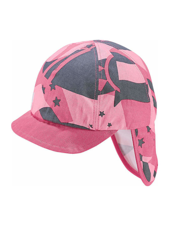 adidas Kids' Hat Jockey Fabric Sunscreen Pink