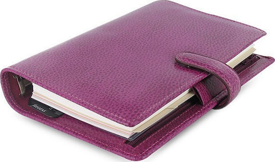 Filofax Седмичен Организатор Finsbury Personal Розова Кожена 13.5x19см