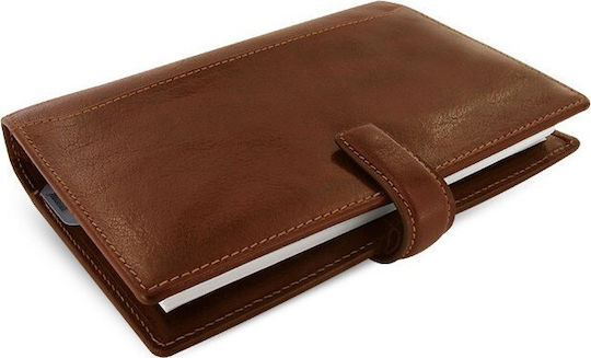 Filofax Lockwood Personal Weekly Organizer Brown Leather 13x19cm