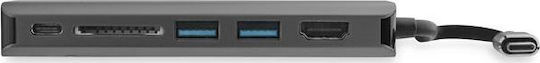 StarTech USB-C Docking Station mit HDMI 4K PD Ethernet Schwarz (DKT30CSDHPD3)
