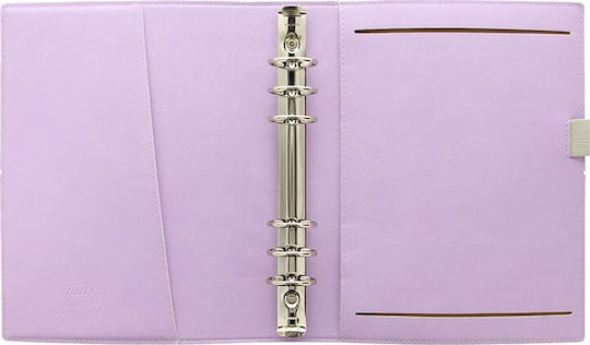 Filofax Domino Soft A5 Седмичен Организатор Розово Кожено 19x23.5см.