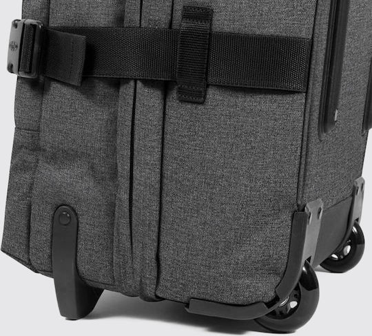 Eastpak Tranverz S Σακ Βουαγιάζ Πλάτης 42lt Μαύρο με Ρόδες Υφασμάτινο Μ51xΠ23xΥ32εκ.