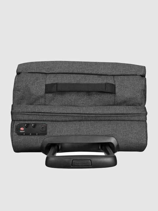 Eastpak Trans4 M Large Fabric Gray Travel Suitcase with 4 Wheels Height 70cm