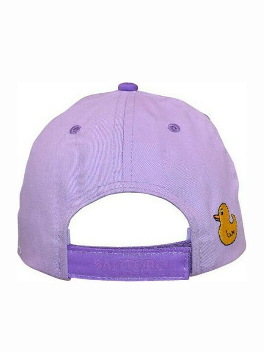 Santoro Kids' Hat Jockey Fabric Gorjuss Little Duck Lilac