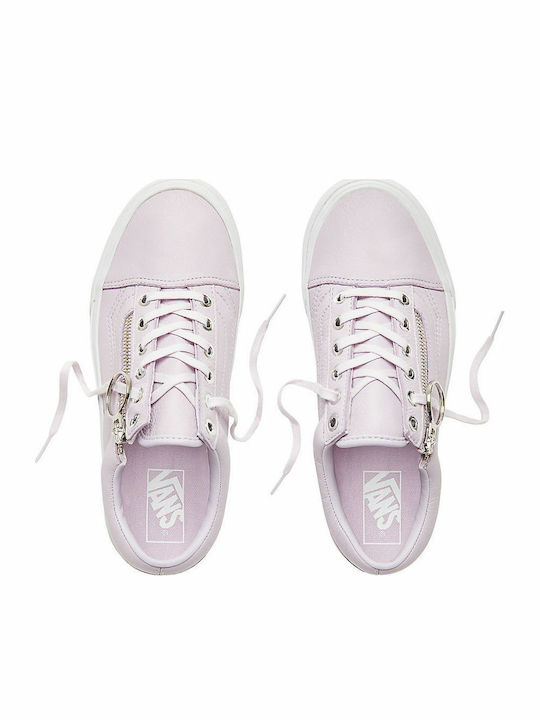 Vans Old Skool Zip Γυναικεία Sneakers Λιλά