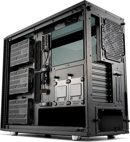 Fractal Design Define S2 Vision RGB Геймърско бюро Пълна кула Компютърна кутия със страничен прозорец Черен