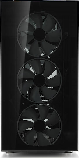 Fractal Design Define S2 Vision RGB Геймърско бюро Пълна кула Компютърна кутия със страничен прозорец Черен