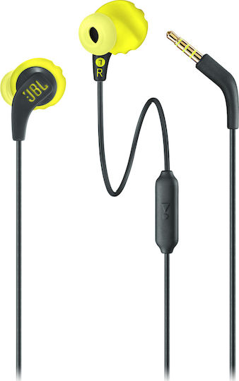 JBL Endurance Run In-Ear Freihändig Kopfhörer mit Stecker 3.5mm Gelb