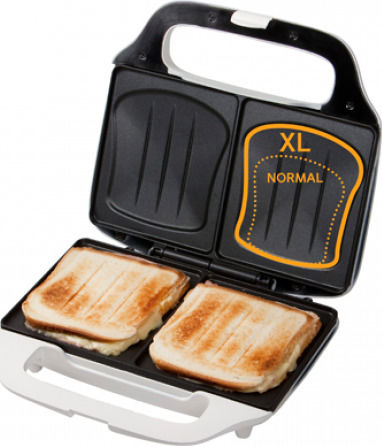 Domo DO9056C Sandwich Maker pentru for 2 Sandwiches Sandvișuri 900W Albă