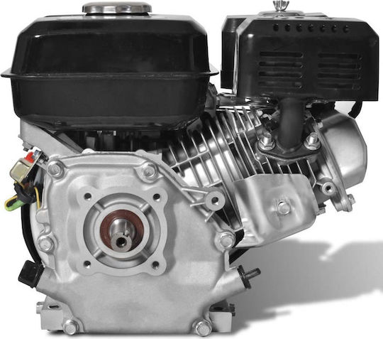 vidaXL Κινητήρας Βενζίνης Τετράχρονος 196cc 6.5hp Μέγιστων Στροφών 3600rpm με Σπείρωμα (Ρεζερβουάρ 3.7lt)