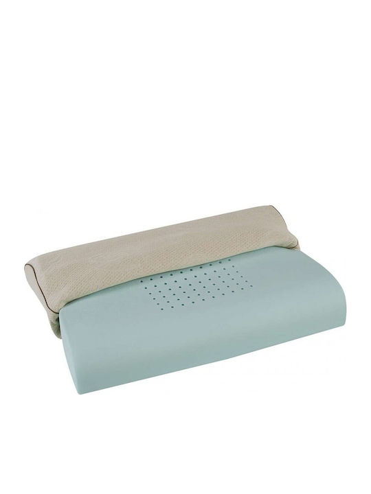 Magniflex Toscana Cotton Deluxe Wave Μαξιλάρι Ύπνου Memory Foam 43x63x11cm