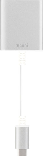 Moshi Μετατροπέας USB-C male σε HDMI female Ασημί 1τμχ 99MO084202