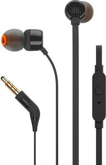 JBL T110 In-ear Handsfree with 3.5mm Connector Black
