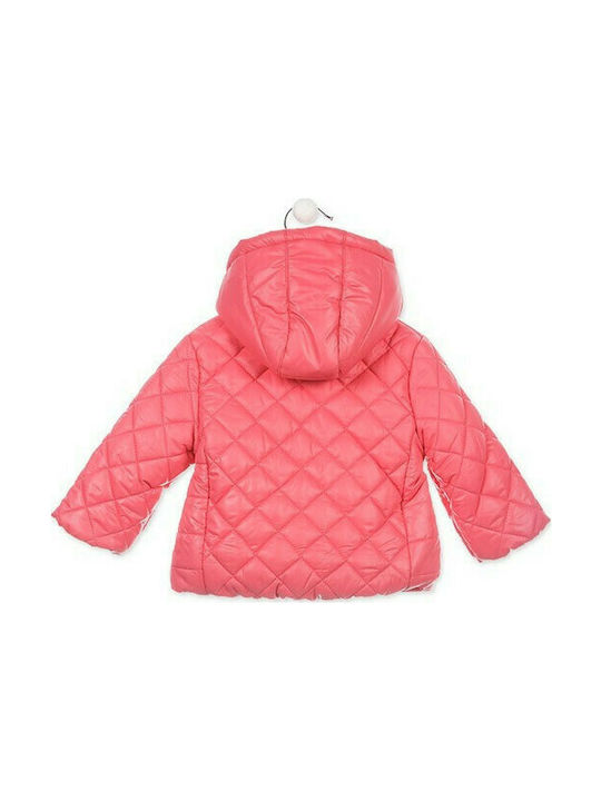 Losan Kids Casual Jacket short with Lining & Protection Hood Pink