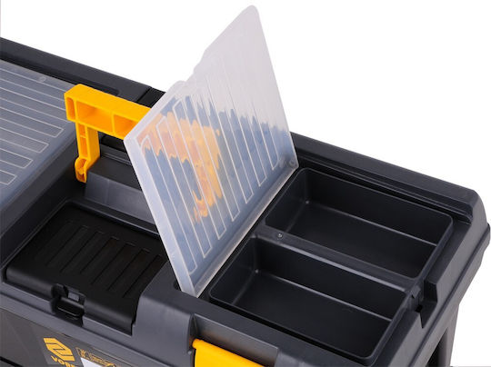 Vorel Hand Tool Case Plastic with Tobacco Case Dimensions: W52.5xD25.6xH24.6cm