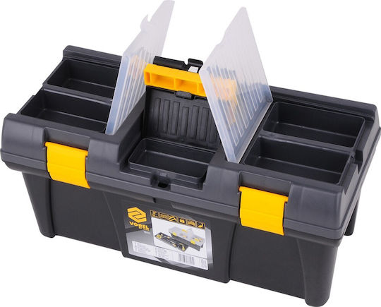 Vorel Hand Tool Case Plastic with Tobacco Case Dimensions: W52.5xD25.6xH24.6cm