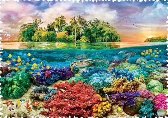 Forme Nebune Puzzle Insula Tropicală 2D 600 Piese