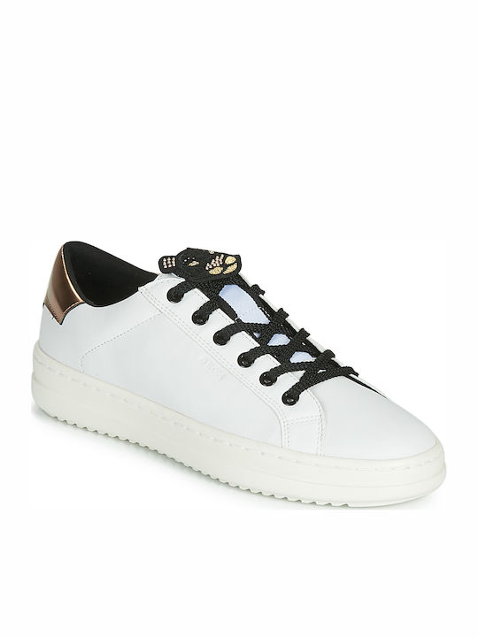 Geox D Pontoise Anatomical Sneakers White