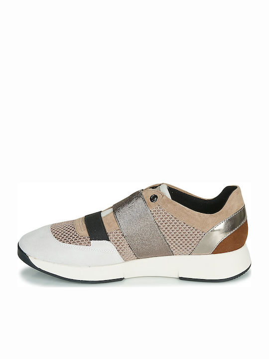 D Suzzie Anatomic Women's Leather Slip-Ons Beige