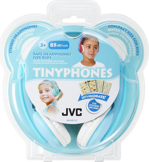 JVC HA-KD7 Ενσύρματα Παιδικά On Ear Ακουστικά Γαλάζια
