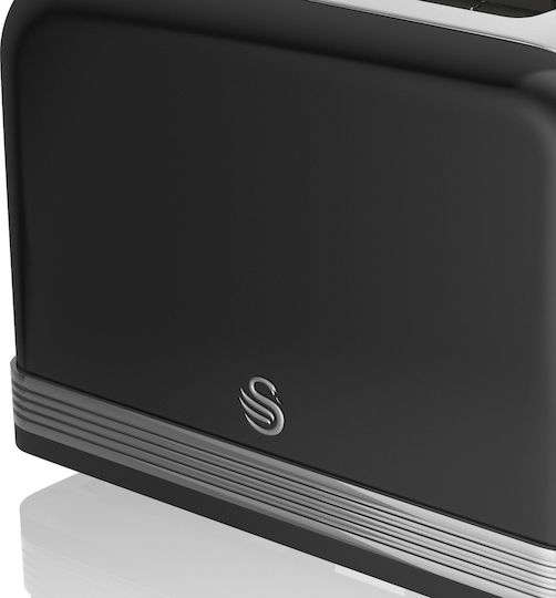 Swan ST19010BN Toaster 2 Schlitze 815W Schwarz