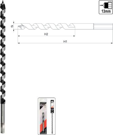 Yato Drill with Hexagonal Shank for Wood 25x310mm