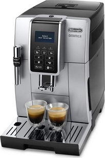 De'Longhi Dinamica ECAM350.35.SB Αυτόματη Μηχανή Espresso 1450W Πίεσης 15bar για cappuccino με Μύλο Άλεσης Ασημί