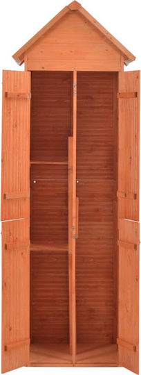 Wooden Garden Shed M0.71xW0.6xH2.13m