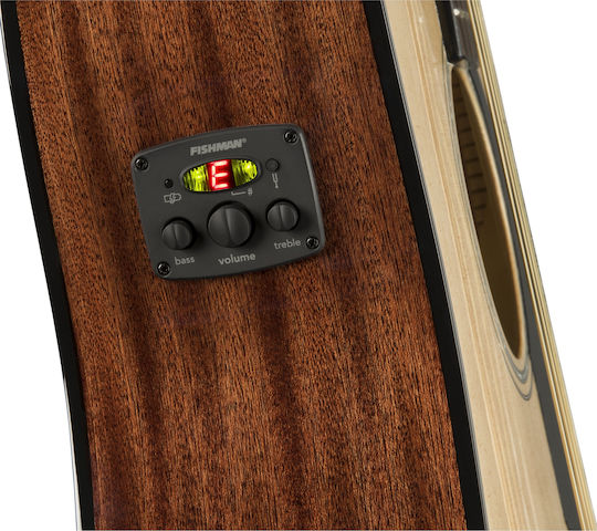Fender Ηλεκτροακουστική Κιθάρα CD-60SCE Dreadnought Cutaway Natural