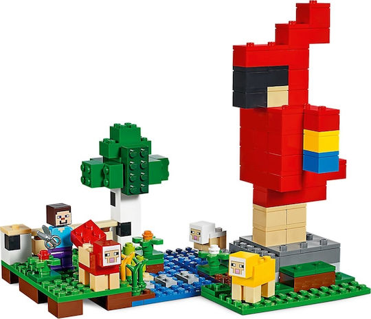 LEGO Minecraft The Wool Farm for 7+ Years 260 Pieces