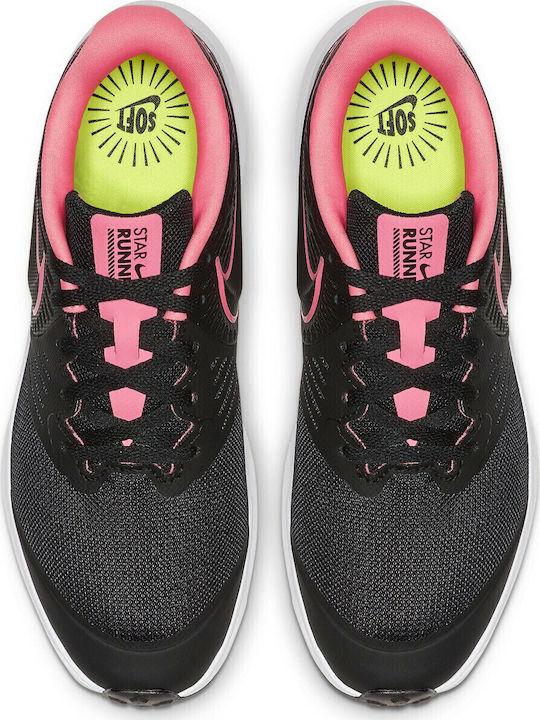 Star Runner Runner Star 2 Kids Sports Shoes Running with Laces Black