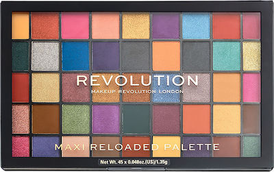 Revolution Beauty Maxi Reloaded Eye Shadow Palette in Solid Form Dream Big 60.75gr