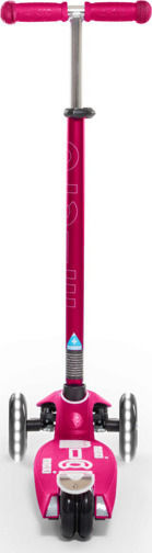 Micro Kids Scooter Maxi Deluxe Led 3-Wheel for 5+ Years Pink