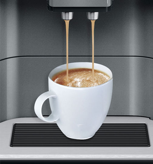 Siemens Eq.6 Plus S100 Αυτόματη Μηχανή Espresso 1500W Πίεσης 19bar με Μύλο Άλεσης Μαύρη TE651209RW