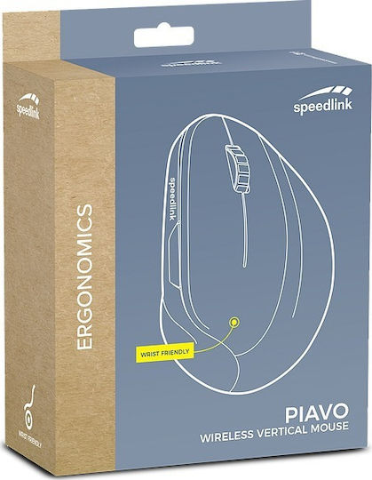 SpeedLink Piavo Kabellos Ergonomisch Maus Schwarz