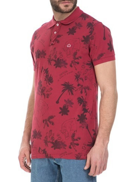 Emerson Men's Short Sleeve Blouse Polo Red