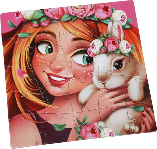 Παιδικό Puzzle Πριγκίπισσα Fauna για 2+ Ετών 25pcs Cubika