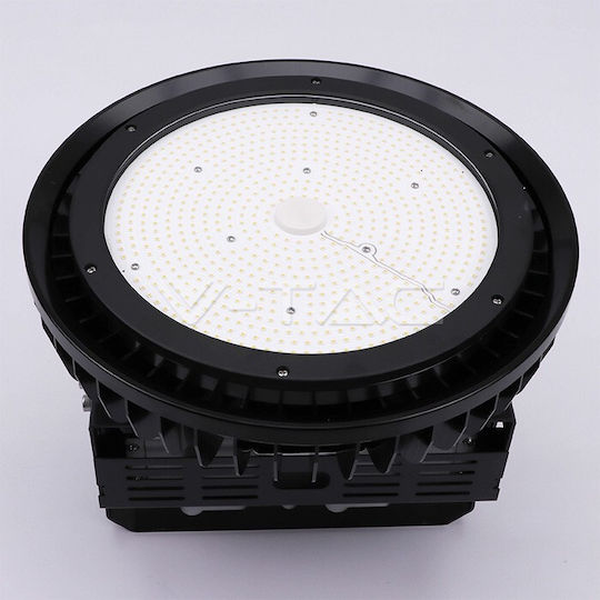 V-TAC VT-9-500 Commercial Bell Light 500W Natural White 24000lm with Built-in LED Black Ø360cm